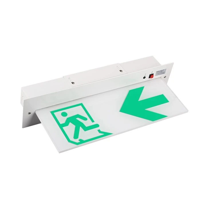 Running Man Legend 3W For HK/MO Recessed Exit Sign - Left suppliers