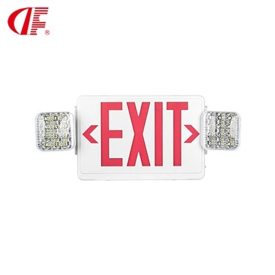 DF-2 Led Indoor Exit Sign Emergency Light 100-277V/AC Red Letters Fire Resistant